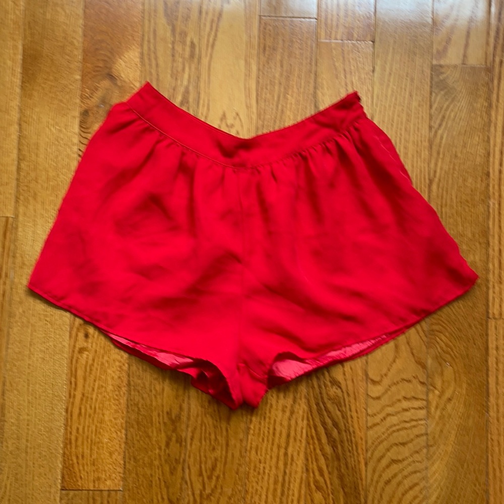 Red shorts